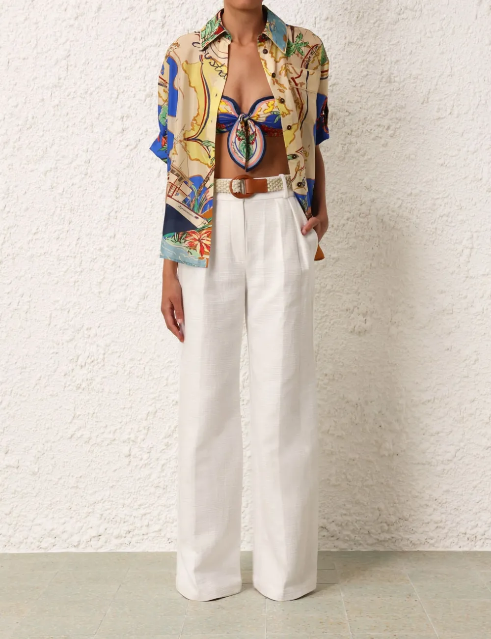 ZIMMERMANN August Tuck Pant-Women Shorts & Pants