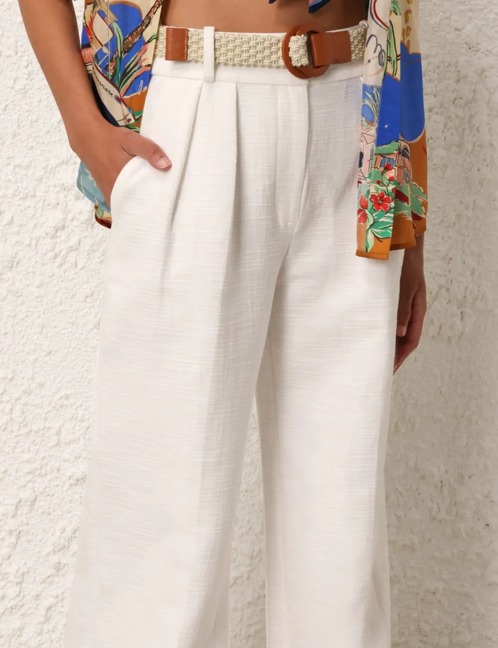 ZIMMERMANN August Tuck Pant-Women Shorts & Pants