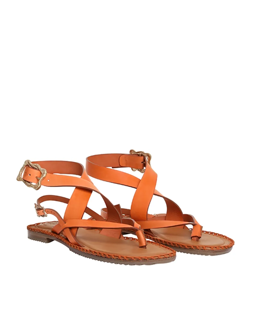 ZIMMERMANN Multi-Strap Sandal Flat-Women Sandals