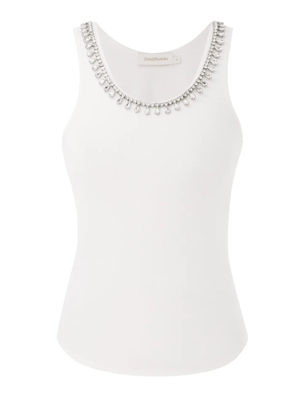 ZIMMERMANN Matchmaker Embellished Tank-Women Clothing