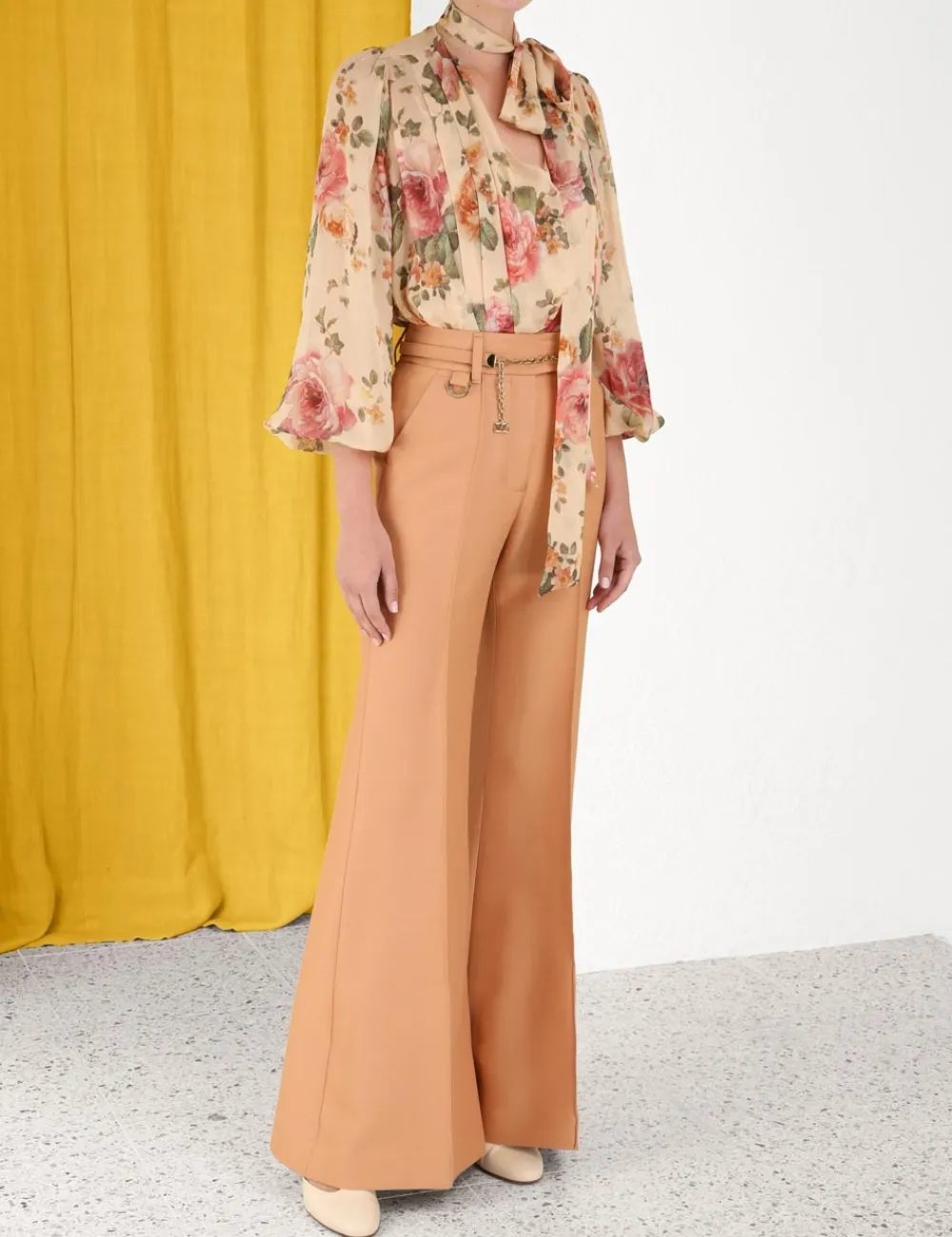 ZIMMERMANN Luminosity Billow Blouse-Women Luminosity