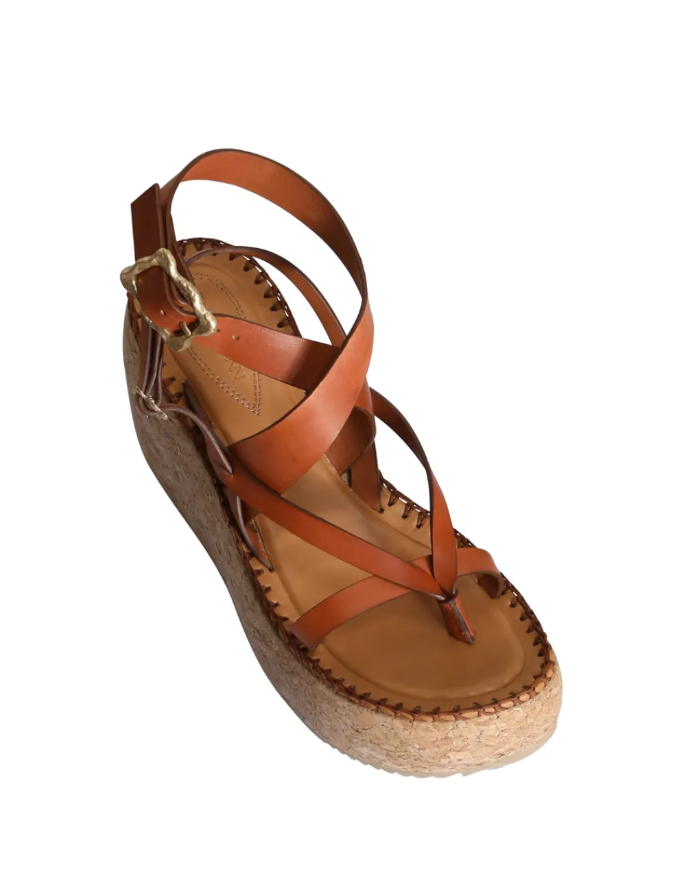 ZIMMERMANN Multi-Strap Sandal Wedge-Women Heeled Sandals