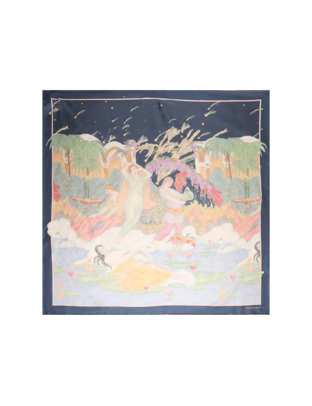 ZIMMERMANN Silk Square Scarf-Women Accessories