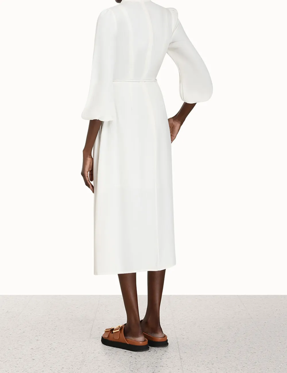 ZIMMERMANN Utility Midi Dress-Women Clothing