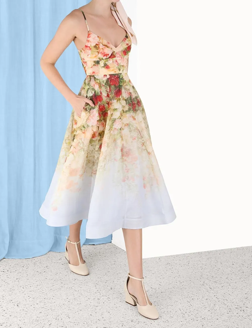 ZIMMERMANN Luminosity Picnic Dress-Women Dresses