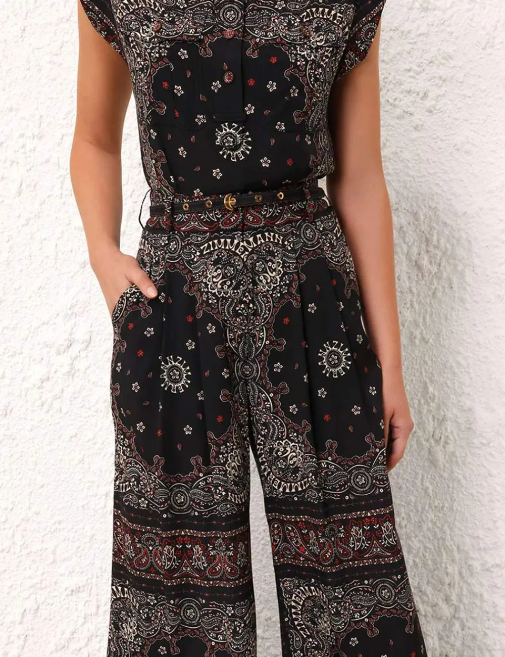 ZIMMERMANN Double Tuck Pant-Women Shorts & Pants