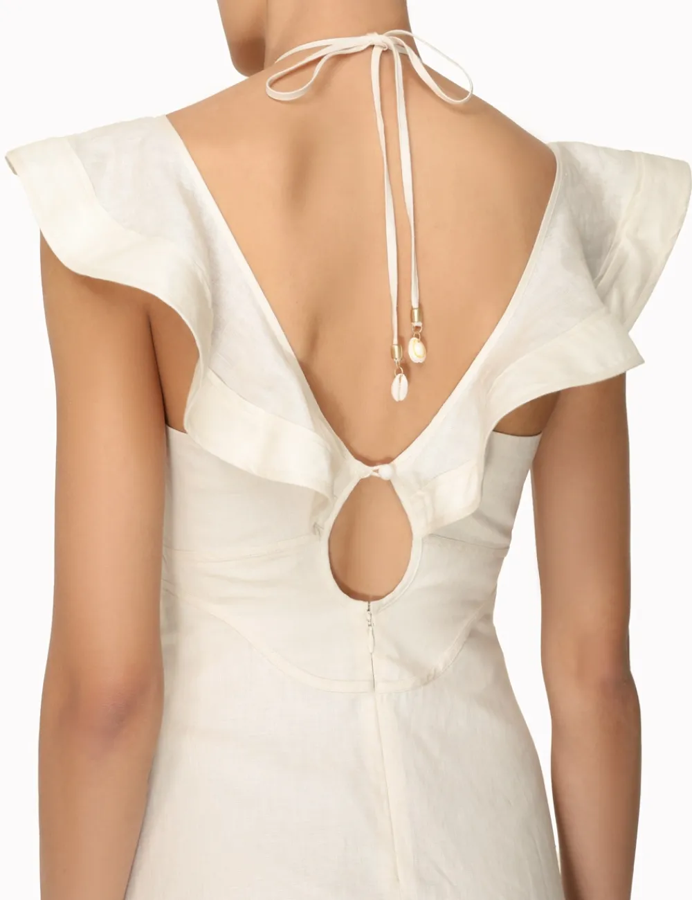 ZIMMERMANN Halcyon Flutter Midi Dress-Women Dresses & Coverups