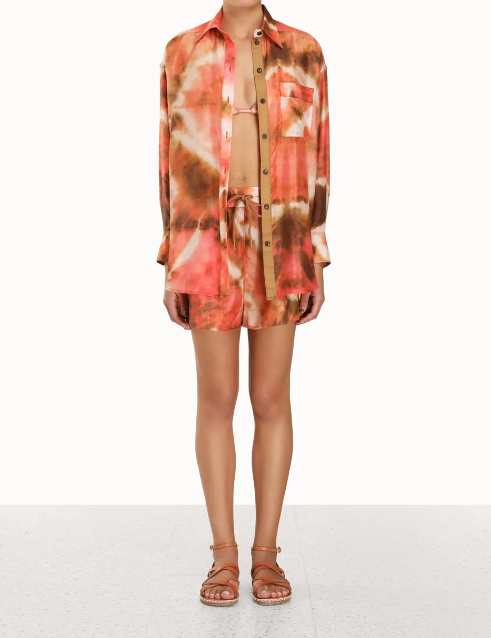 ZIMMERMANN Vacay Body Shirt-Women Tops