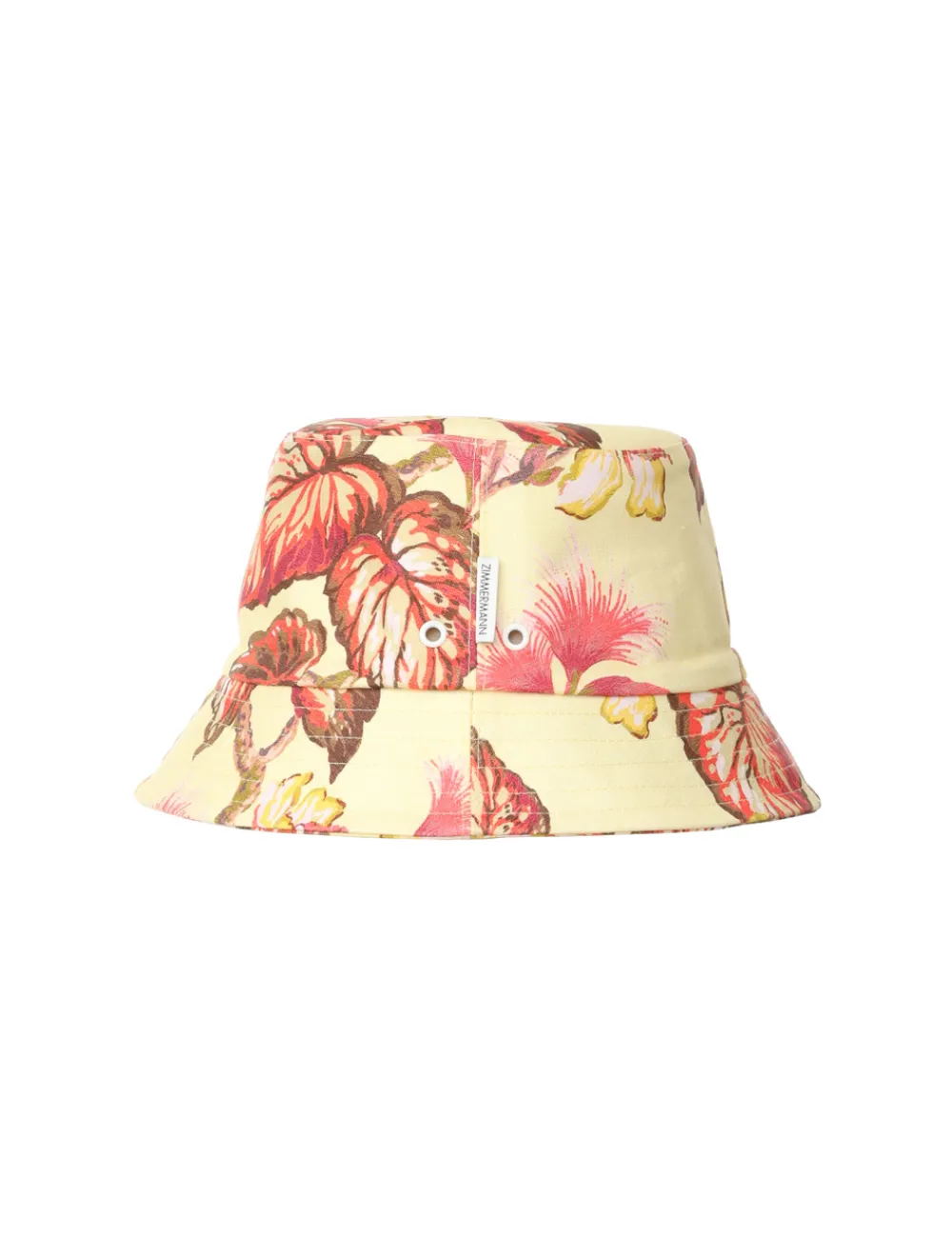 ZIMMERMANN Printed Canvas Bucket Hat-Women Accessories