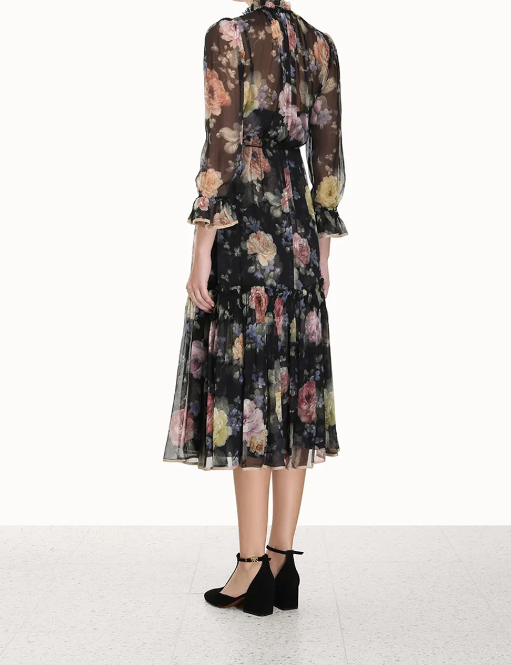 ZIMMERMANN Luminosity Tubular Midi Dress-Women Clothing