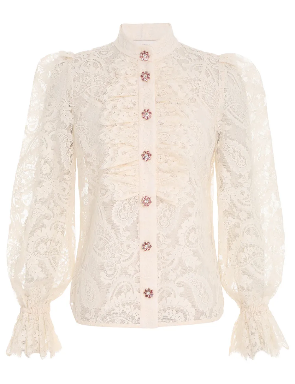 ZIMMERMANN Lyrical Lace Blouse-Women Tops