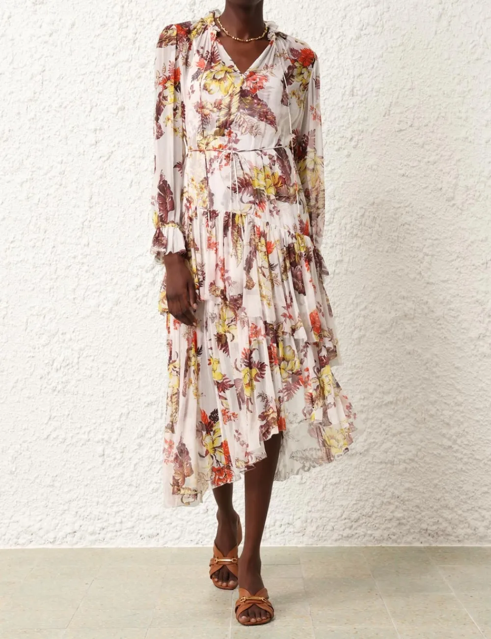 ZIMMERMANN Matchmaker Tiered Dress-Women Dresses