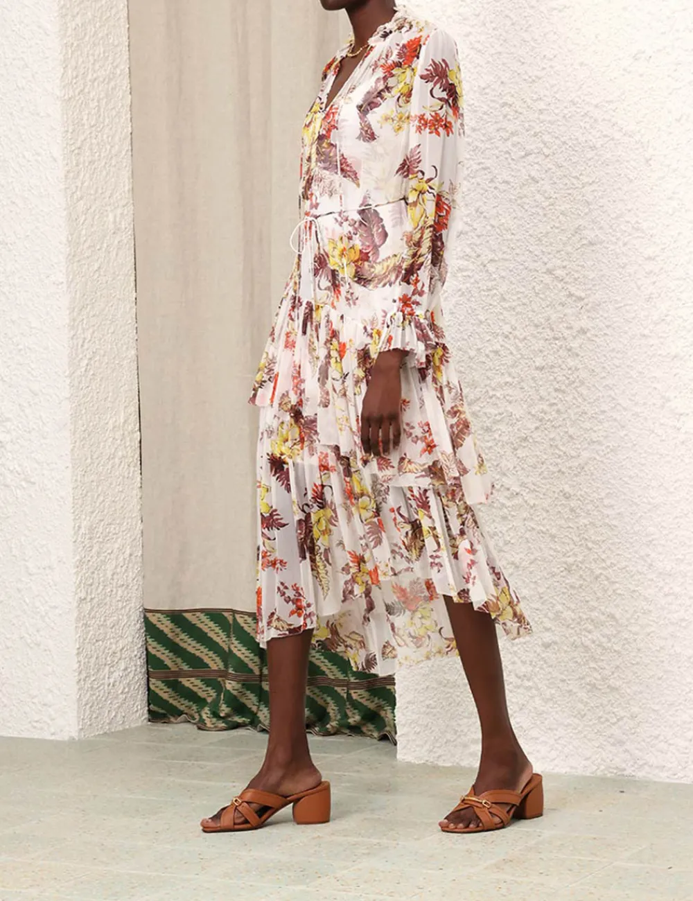 ZIMMERMANN Matchmaker Tiered Dress-Women Dresses