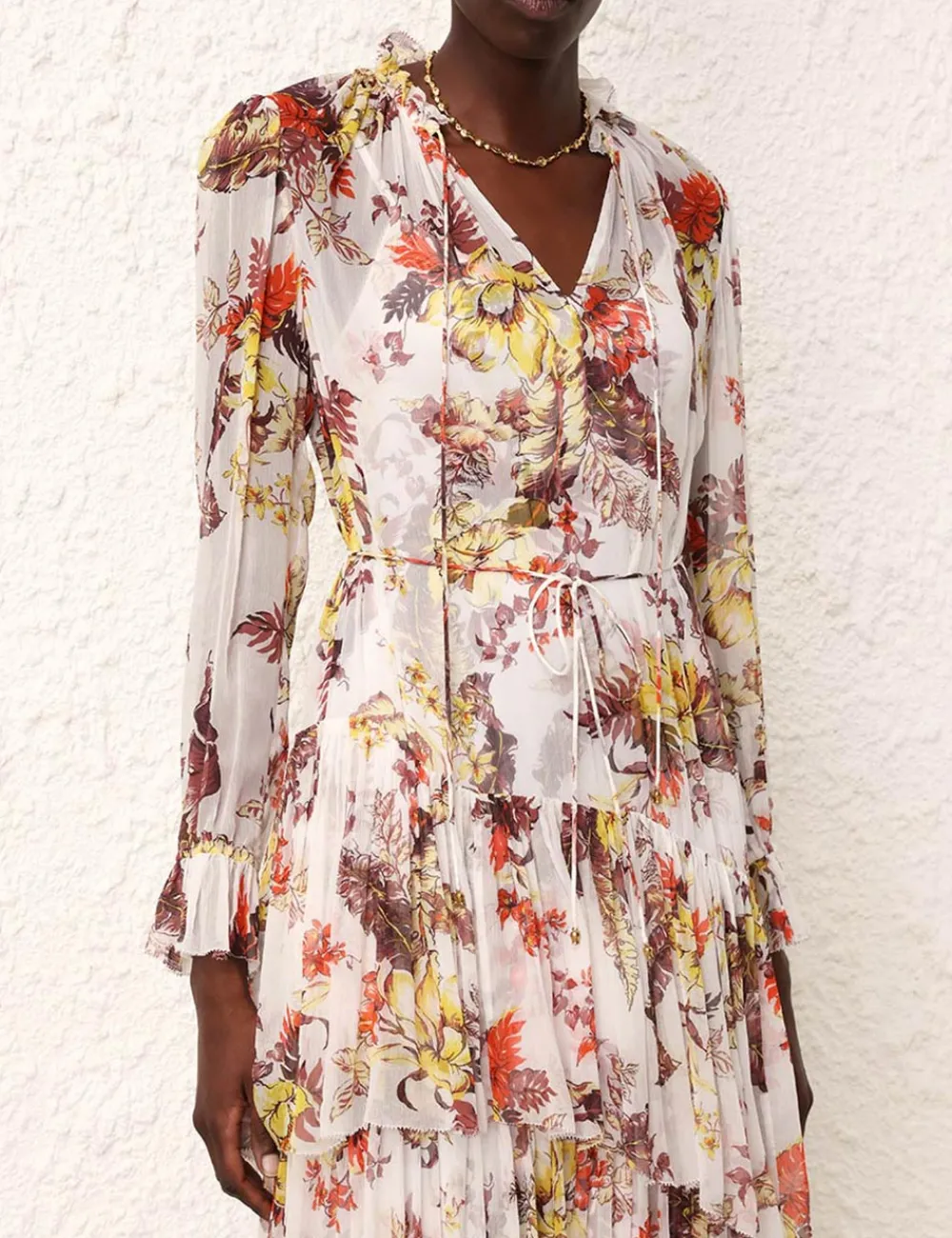 ZIMMERMANN Matchmaker Tiered Dress-Women Dresses