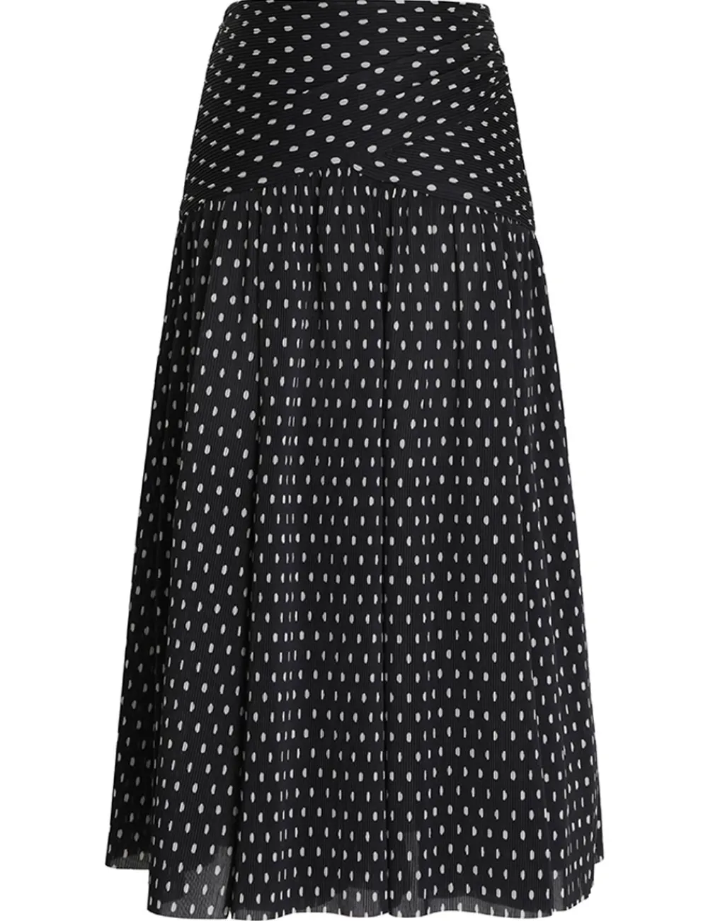 ZIMMERMANN Pleated Midi Skirt-Women Luminosity