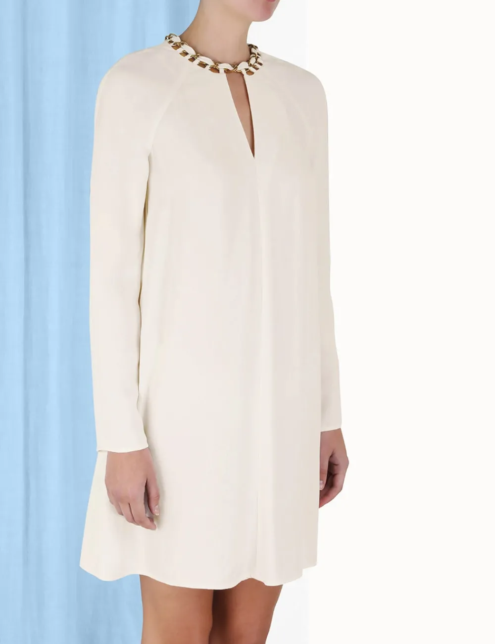 ZIMMERMANN Chain Embellished Mini Dress-Women Dresses