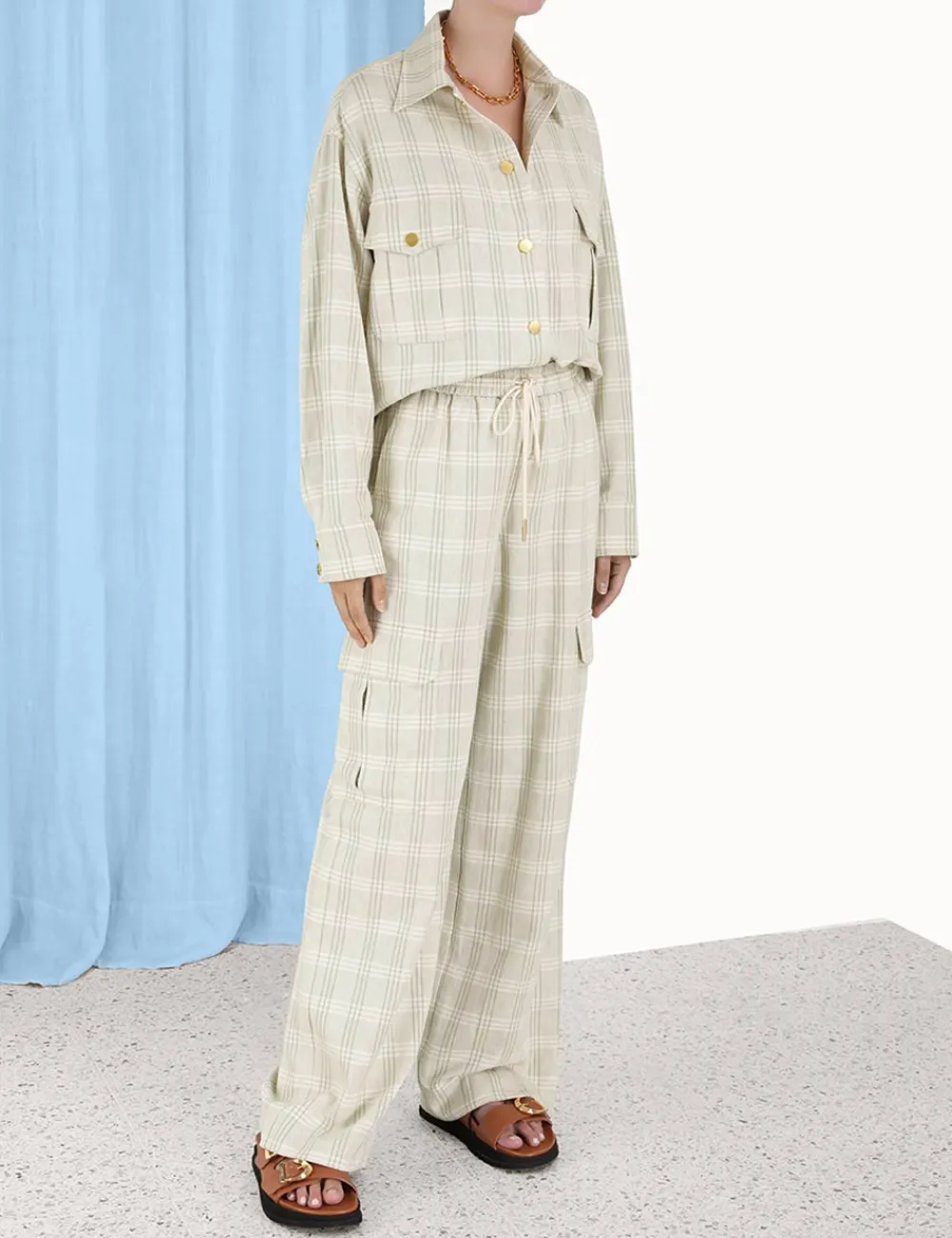 ZIMMERMANN Luminosity Check Shirt-Women Luminosity