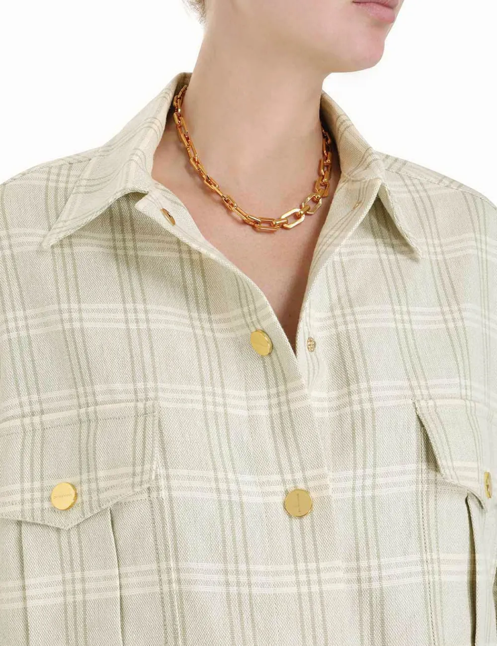 ZIMMERMANN Luminosity Check Shirt-Women Luminosity