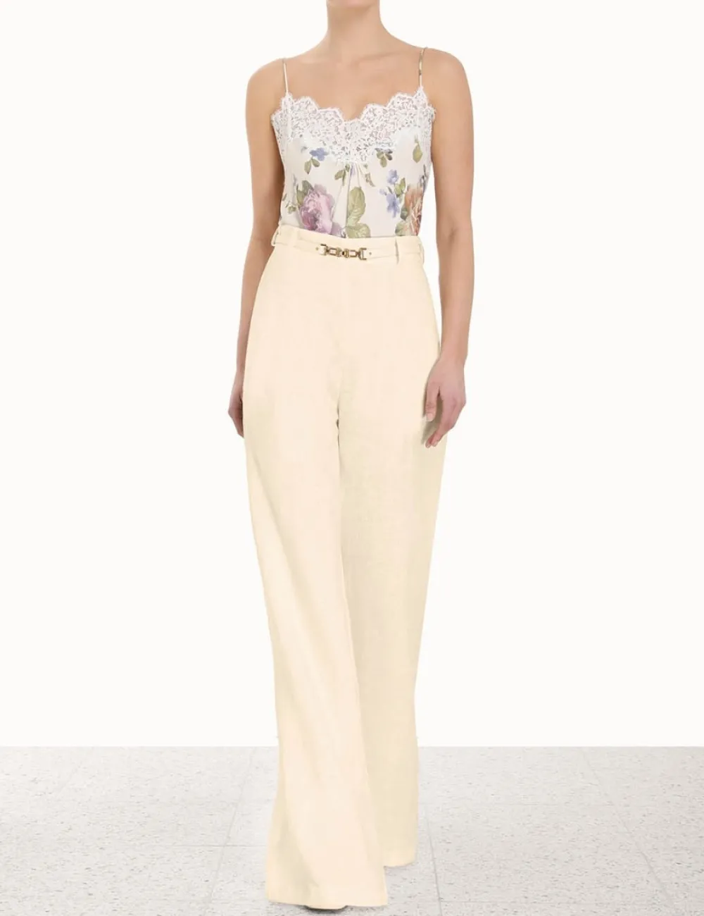 ZIMMERMANN Luminosity Wide Leg Pant-Women Clothing