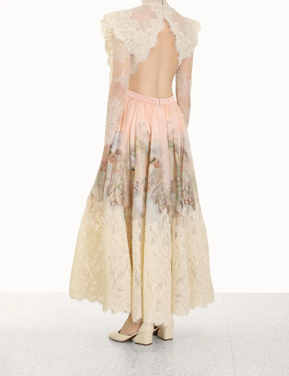 ZIMMERMANN Lyrical Corded Lace Gown-Women Luminosity