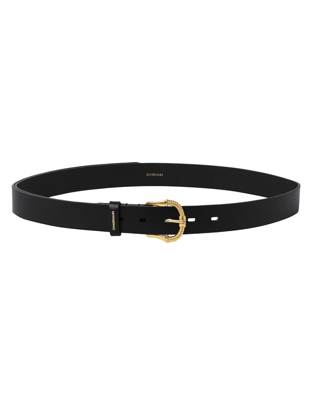 ZIMMERMANN Twisted Buckle Leather Belt 30-Women Accessories