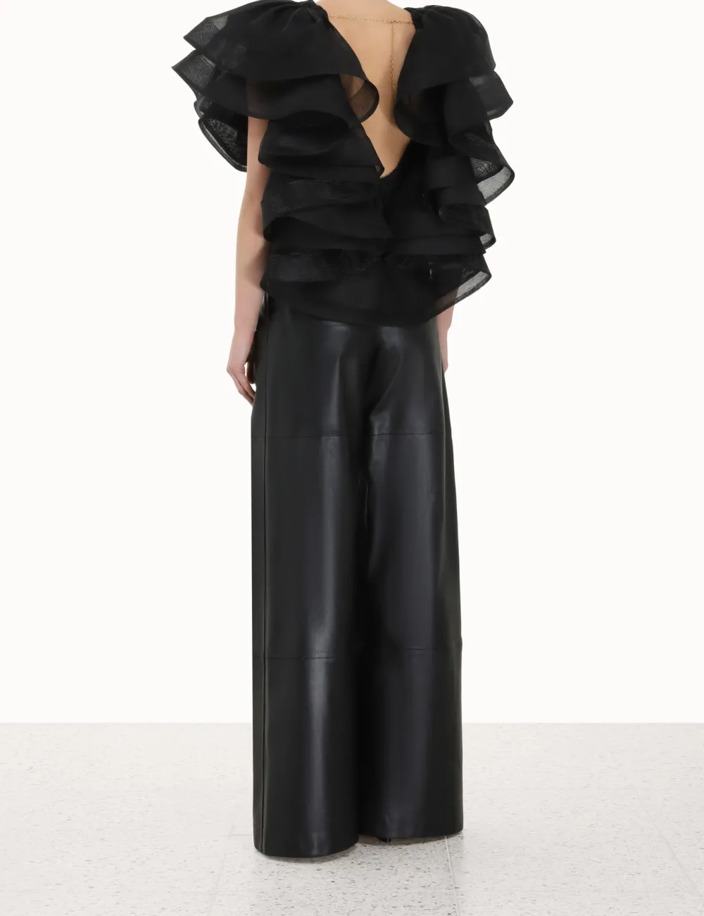 ZIMMERMANN Sensory Frill Bodice-Women Clothing