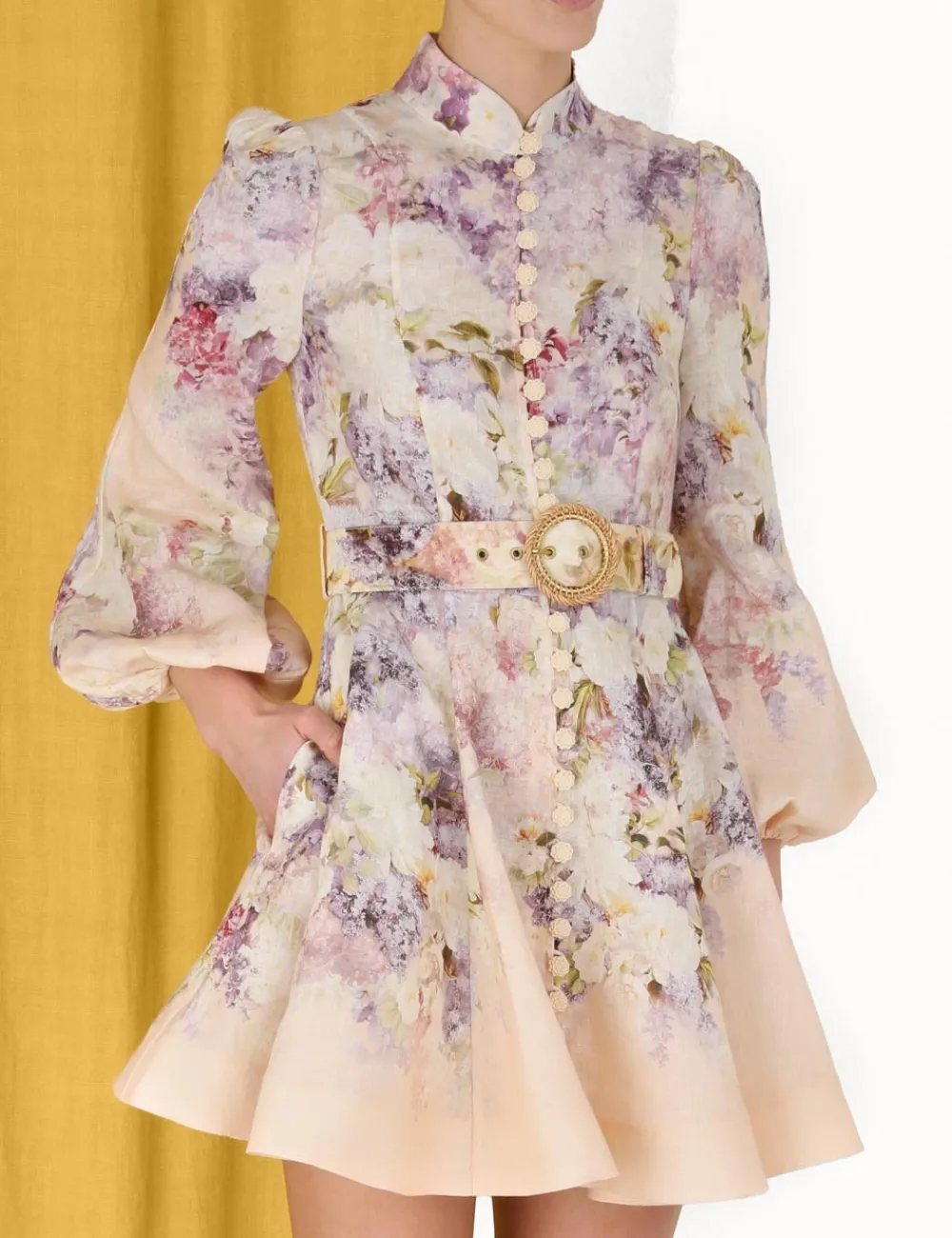 ZIMMERMANN Lyrical Buttoned Mini-Women Luminosity