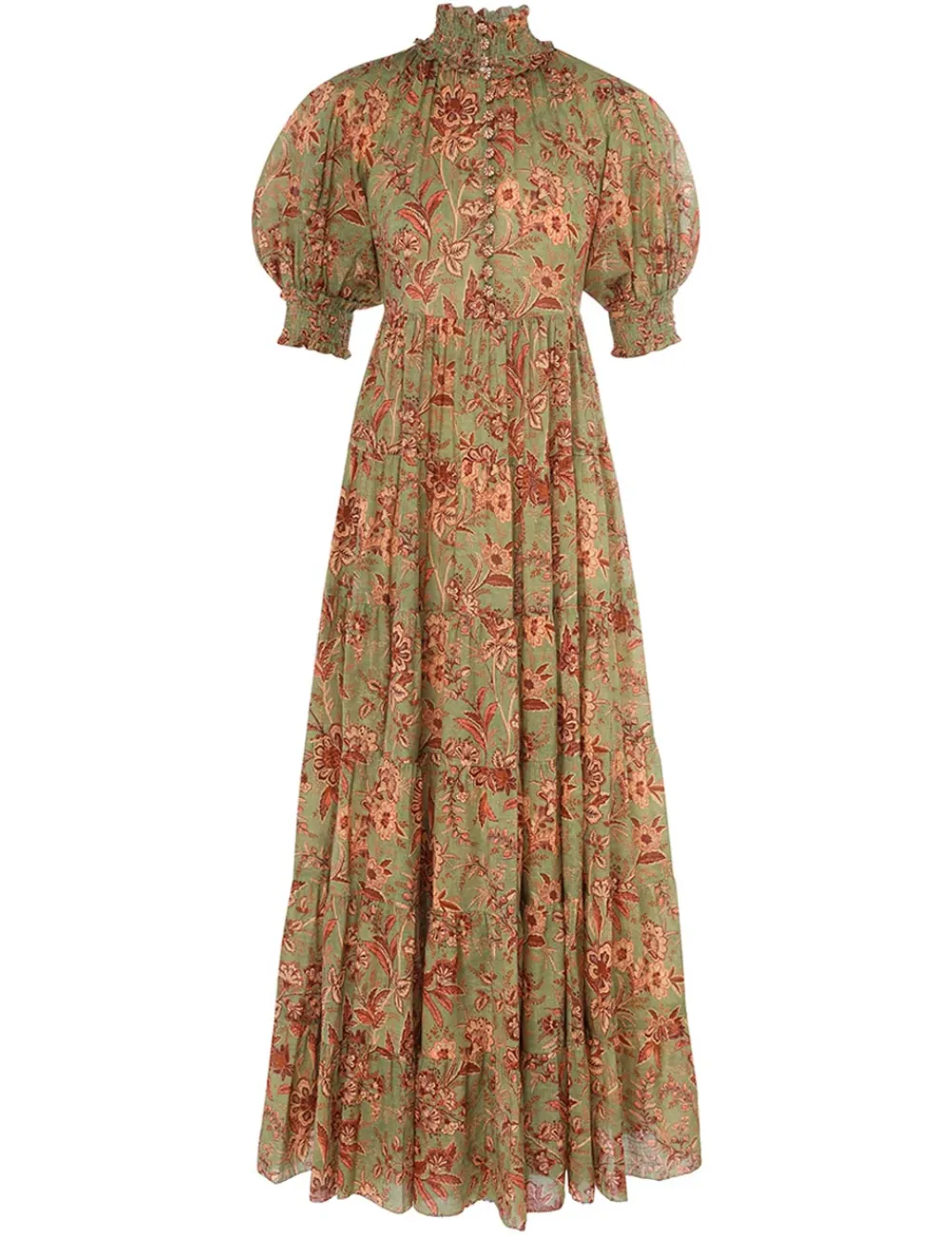 ZIMMERMANN Junie Tiered Swing Maxi Dress-Women Dresses & Coverups