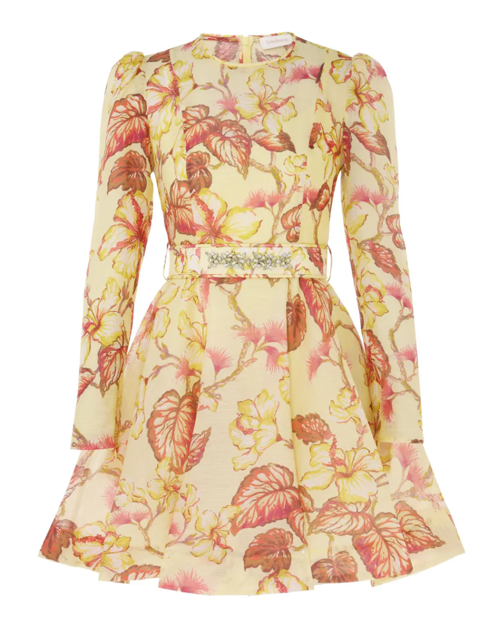 ZIMMERMANN Matchmaker Floral Mini Dress-Women Clothing