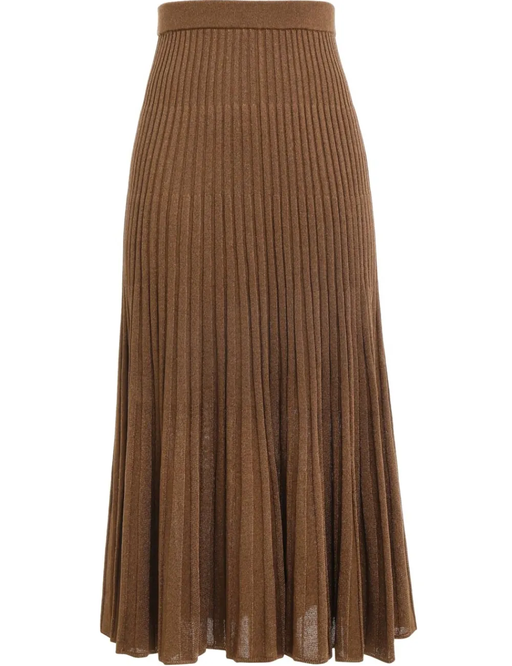 ZIMMERMANN Luminosity Lurex Midi Skirt-Women Clothing