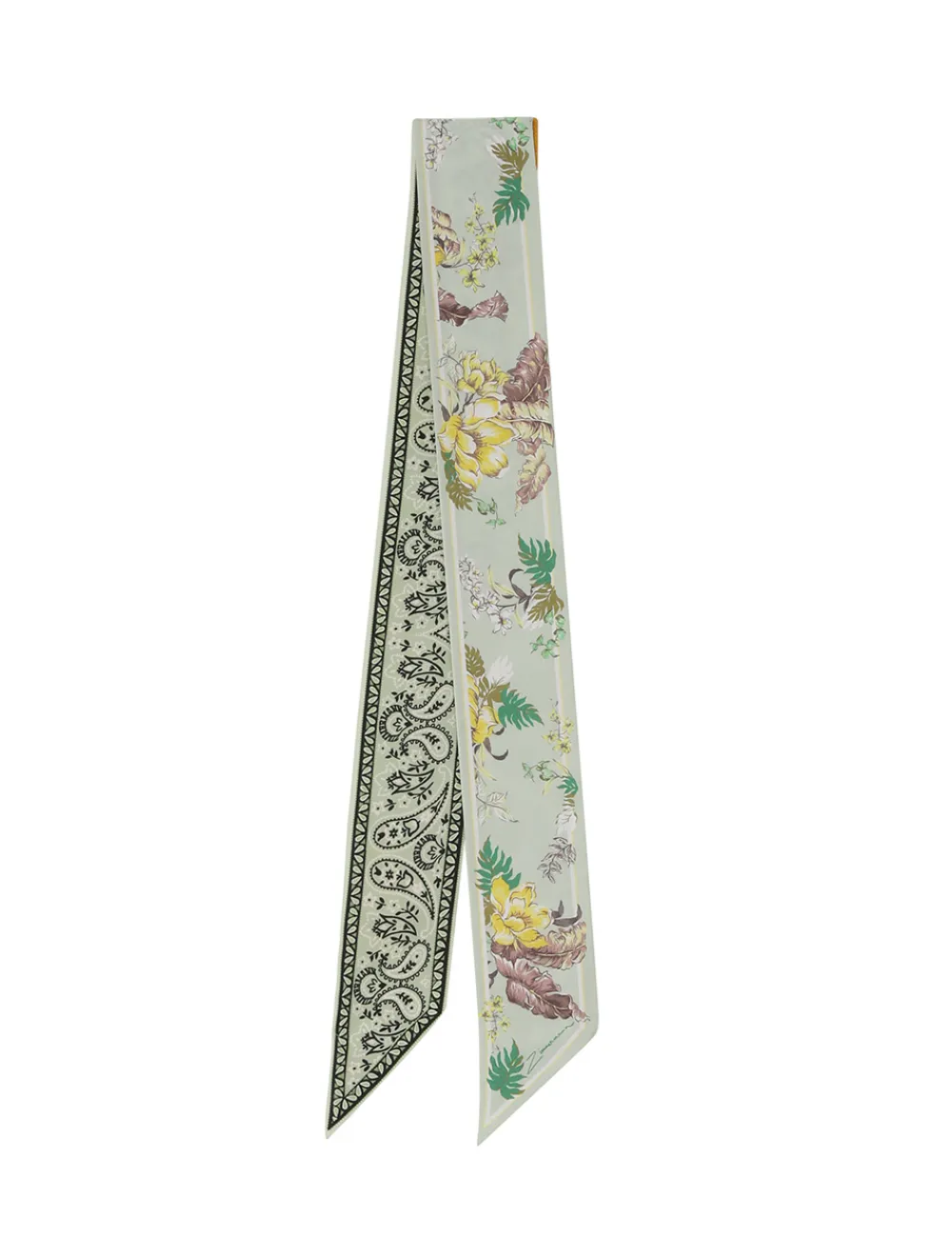 ZIMMERMANN Printed Silk Ribbon Scarf-Women Accessories