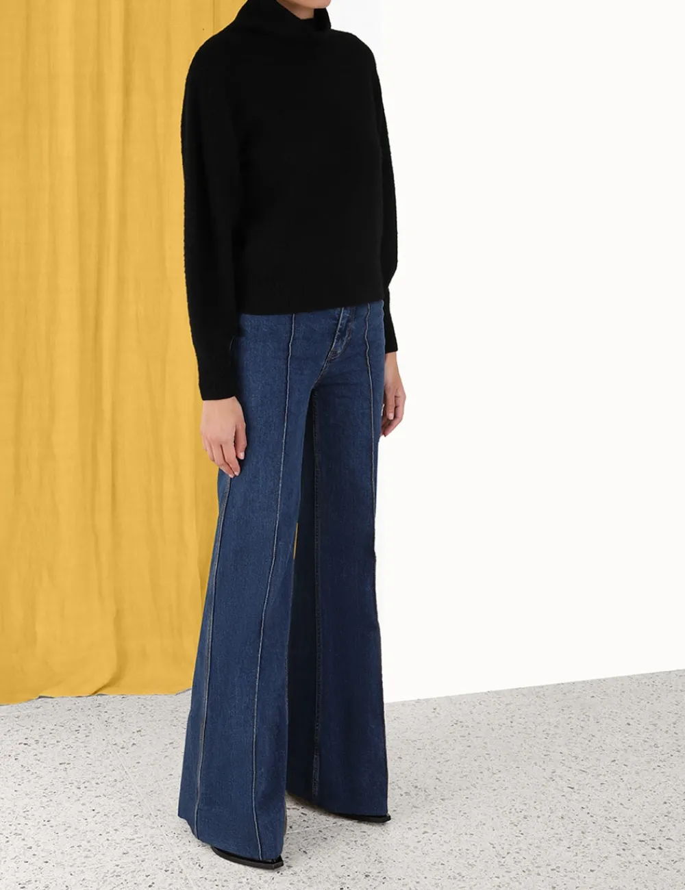 ZIMMERMANN Lyrical Brushed Wool Sweater-Women Luminosity