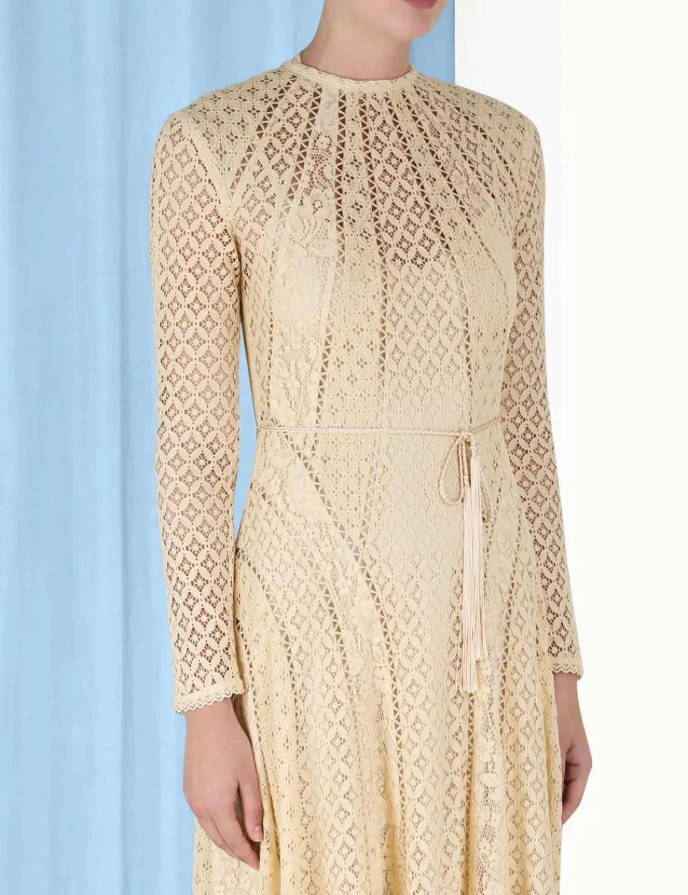 ZIMMERMANN Luminosity Lace Panelled Midi-Women Luminosity