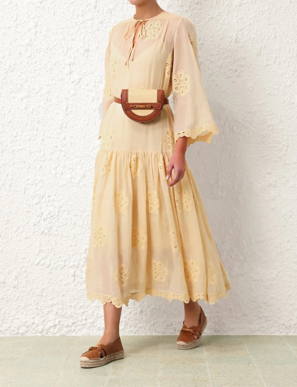 ZIMMERMANN Acadian Embroidered Maxi Dress-Women Dresses & Coverups