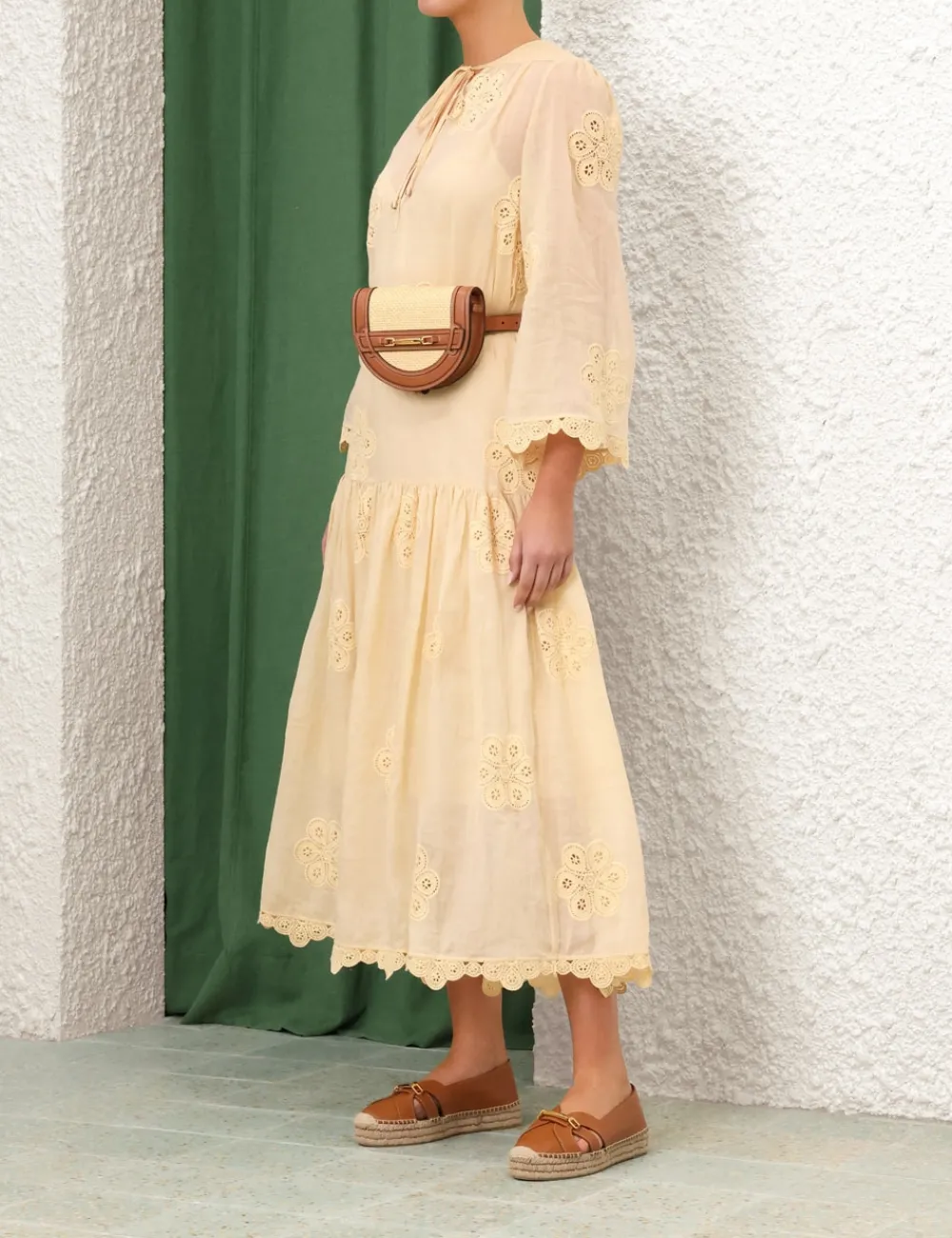 ZIMMERMANN Acadian Embroidered Maxi Dress-Women Dresses & Coverups