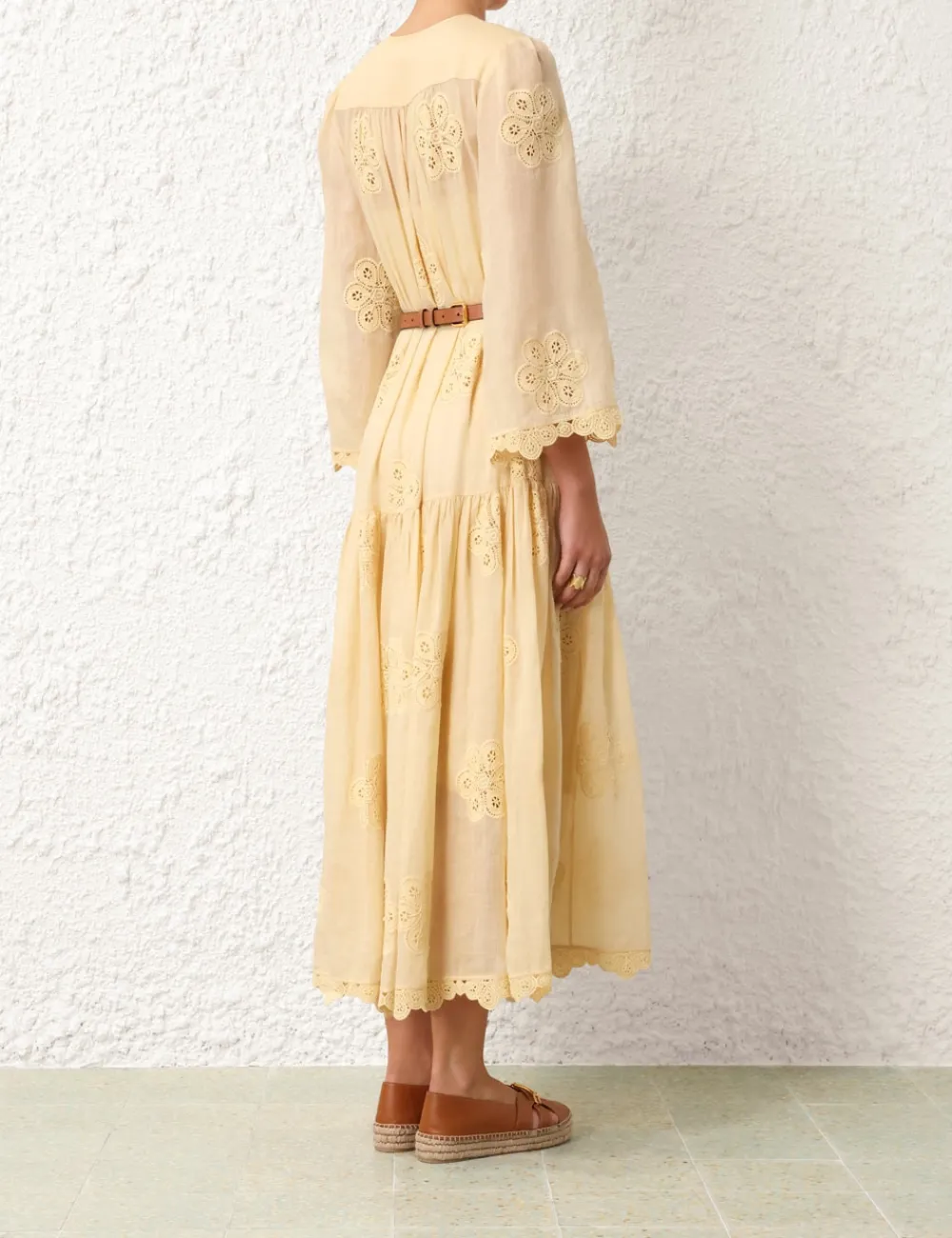 ZIMMERMANN Acadian Embroidered Maxi Dress-Women Dresses & Coverups