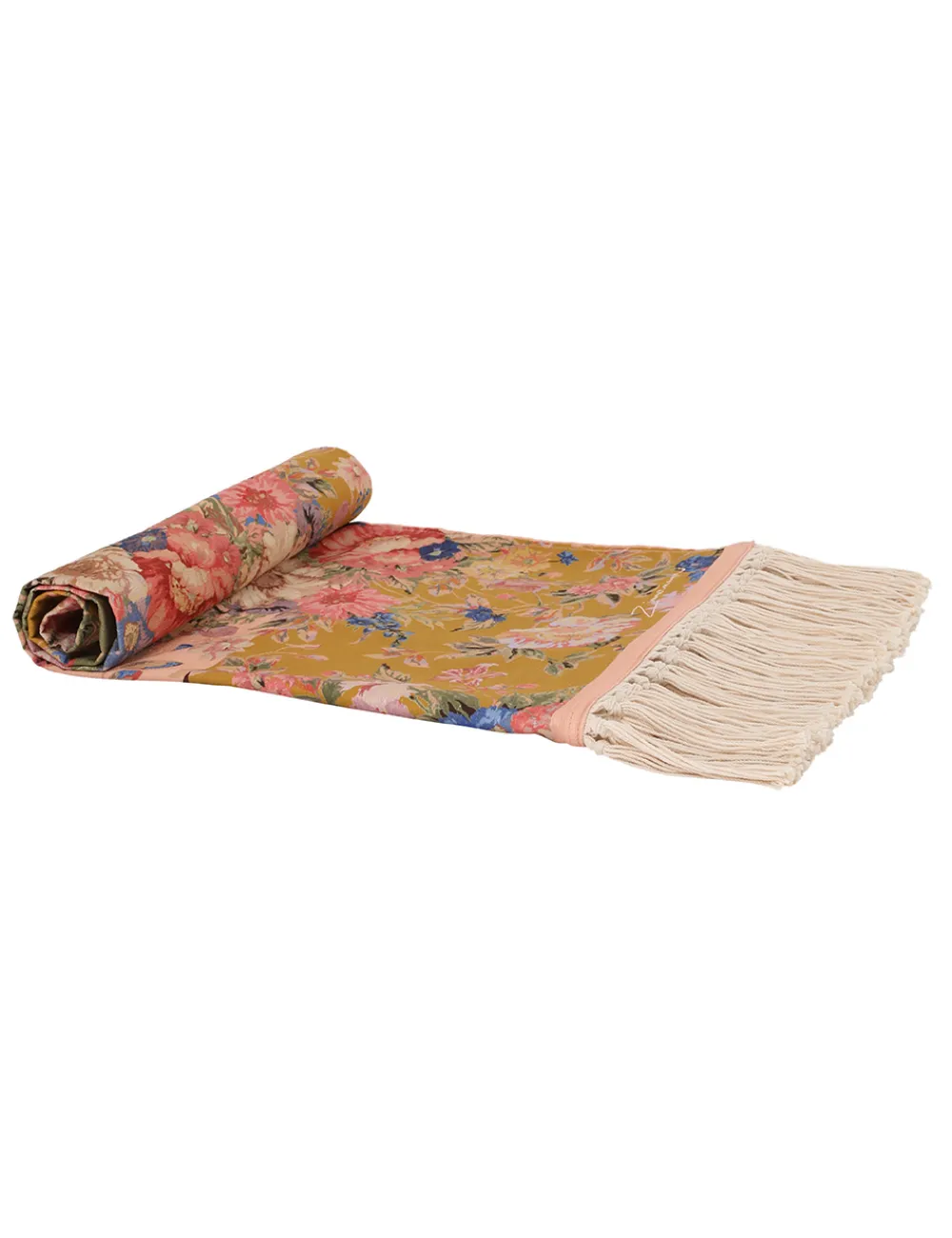 ZIMMERMANN Printed Cotton Towel-Women Towels & Pareos