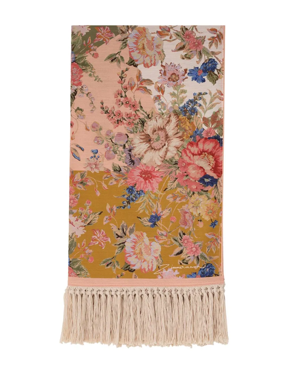 ZIMMERMANN Printed Cotton Towel-Women Towels & Pareos