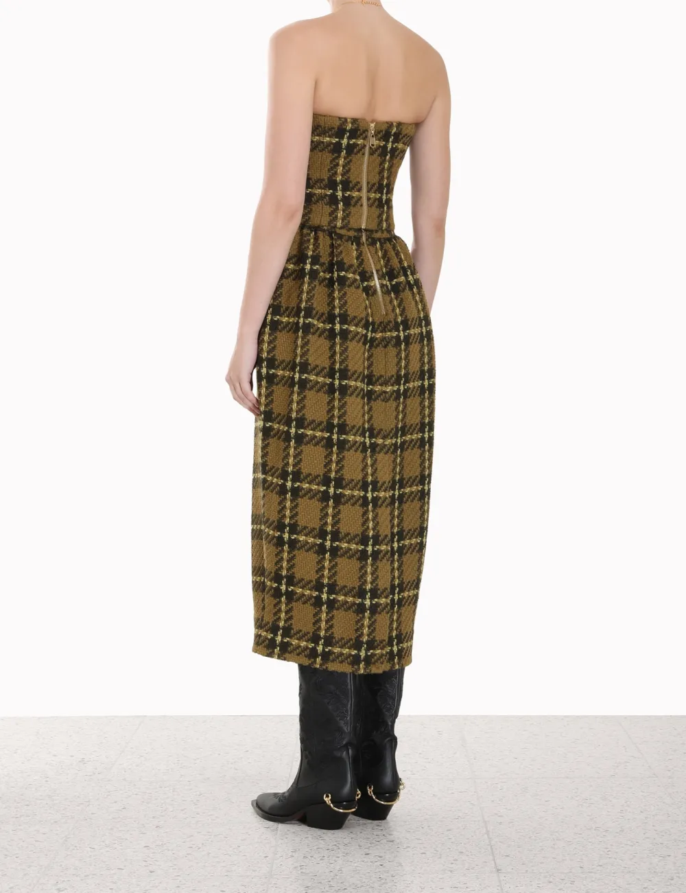 ZIMMERMANN Luminosity Check Bodice-Women Tops