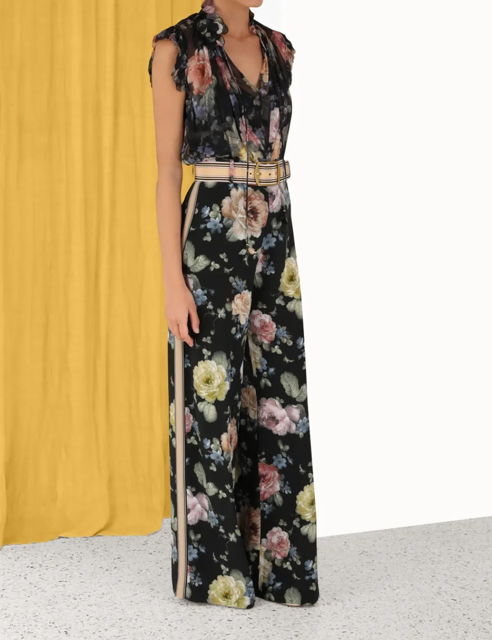 ZIMMERMANN Luminosity Frilled Tank-Women Tops