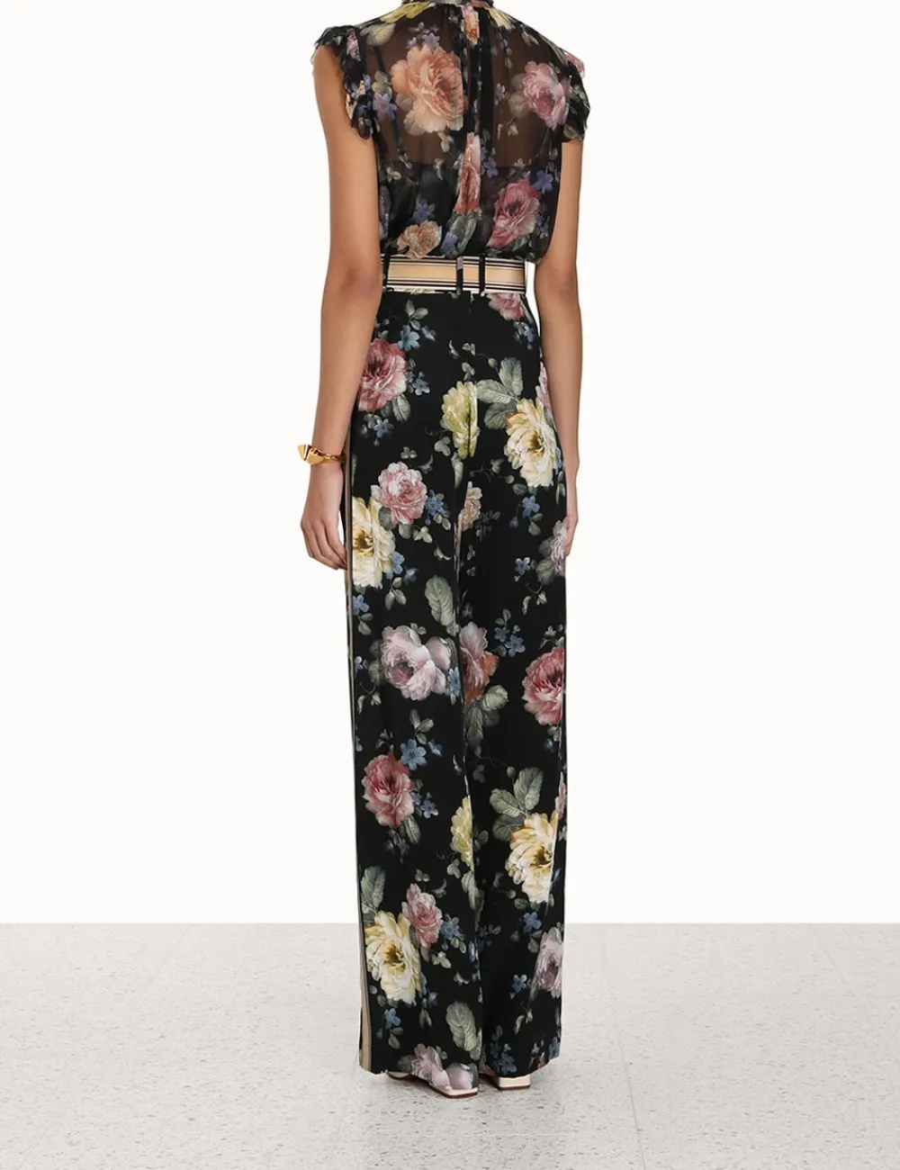 ZIMMERMANN Luminosity Frilled Tank-Women Tops