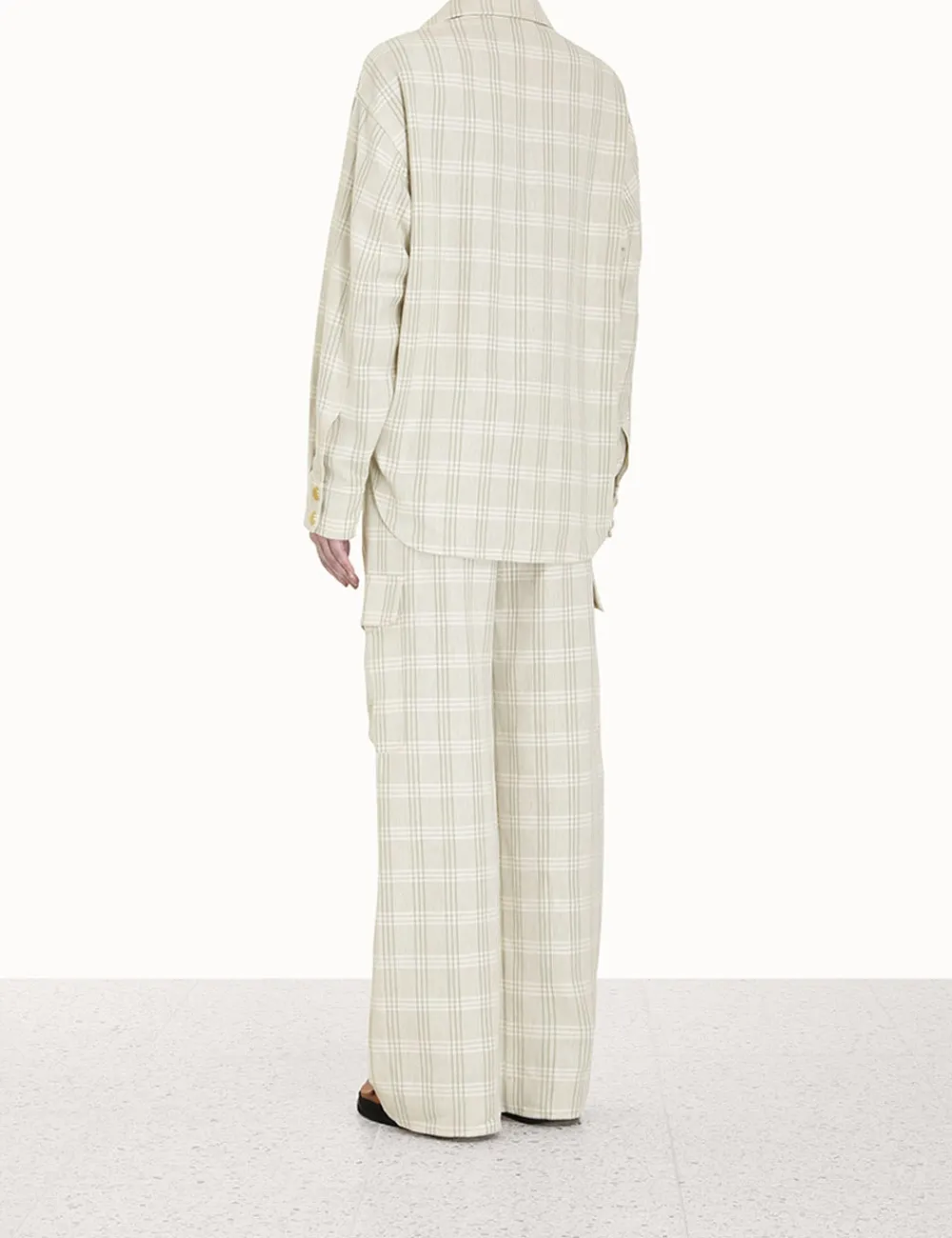 ZIMMERMANN Luminosity Check Shirt-Women Tops