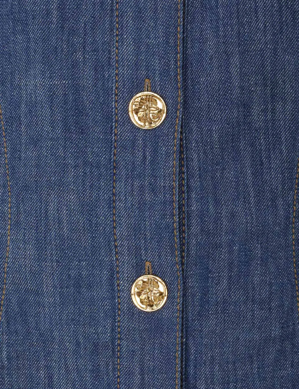 ZIMMERMANN Matchmaker Denim Blouse-Women Tops