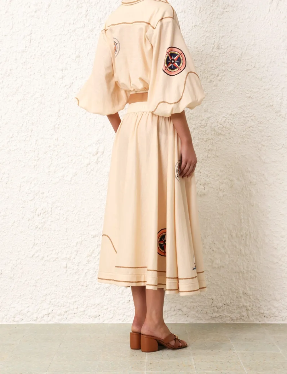 ZIMMERMANN Alight Swing Skirt-Women Clothing