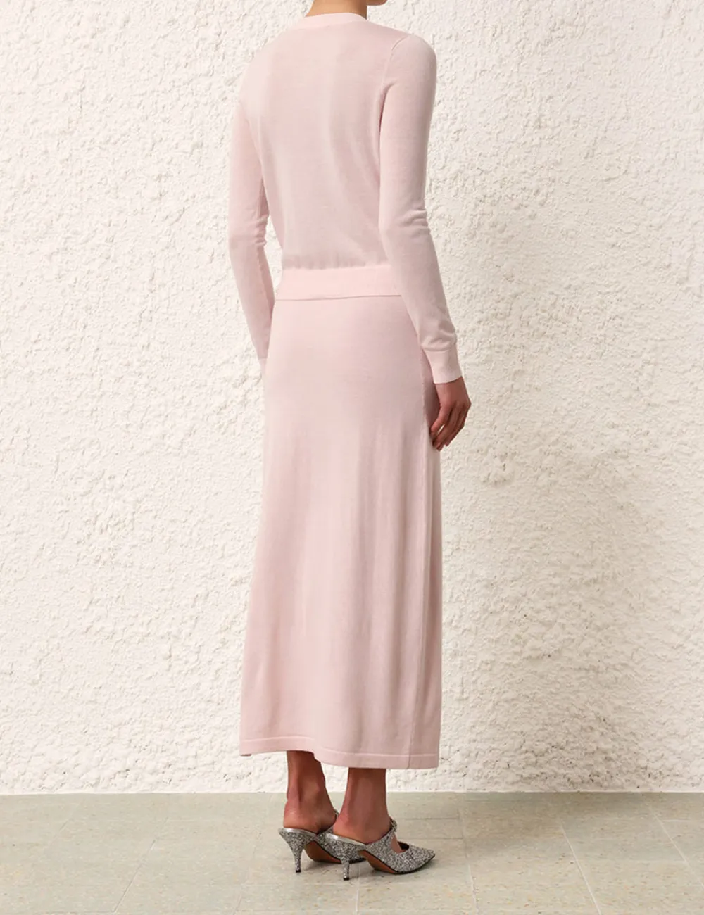 ZIMMERMANN Matchmaker Crew Neck Cardigan-Women Knitwear