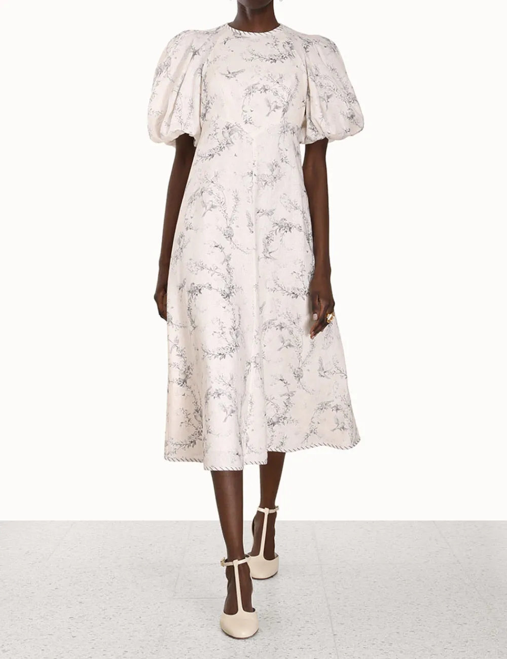 ZIMMERMANN Day Midi Dress-Women Luminosity