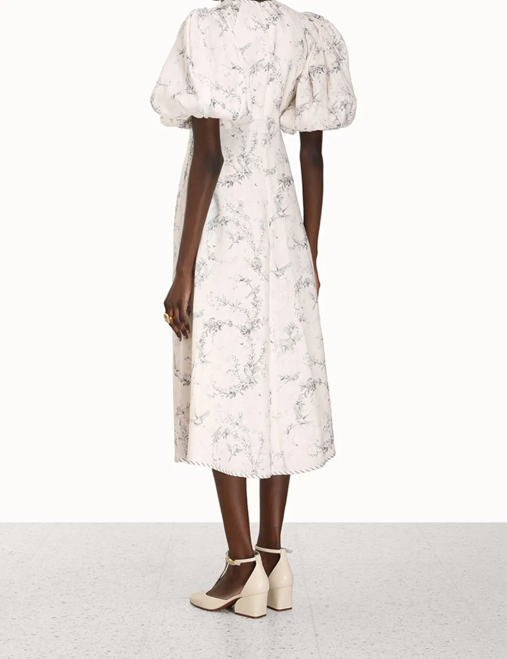 ZIMMERMANN Day Midi Dress-Women Luminosity