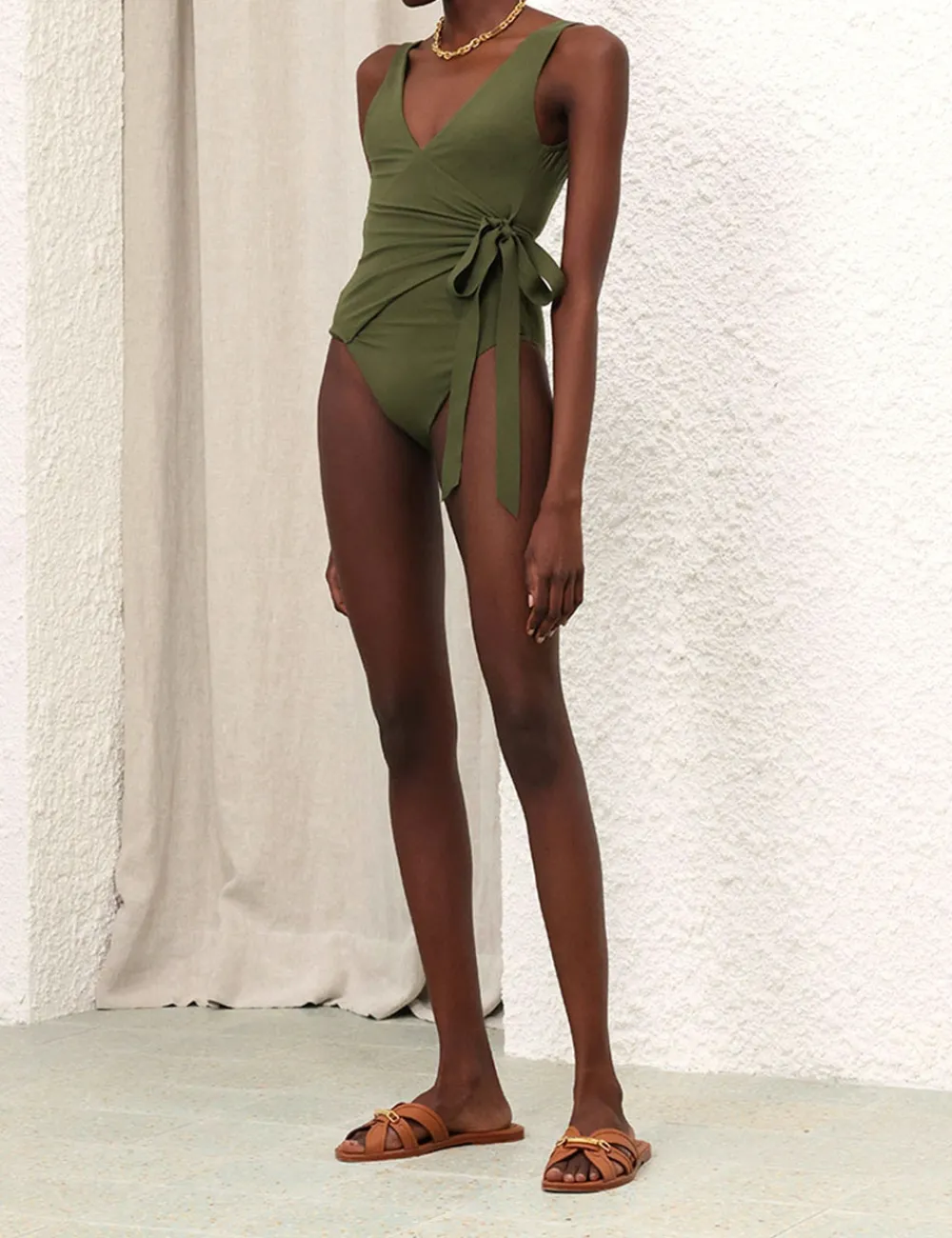 ZIMMERMANN Separates Sculpt Wrap Tie 1Pc-Women One Pieces