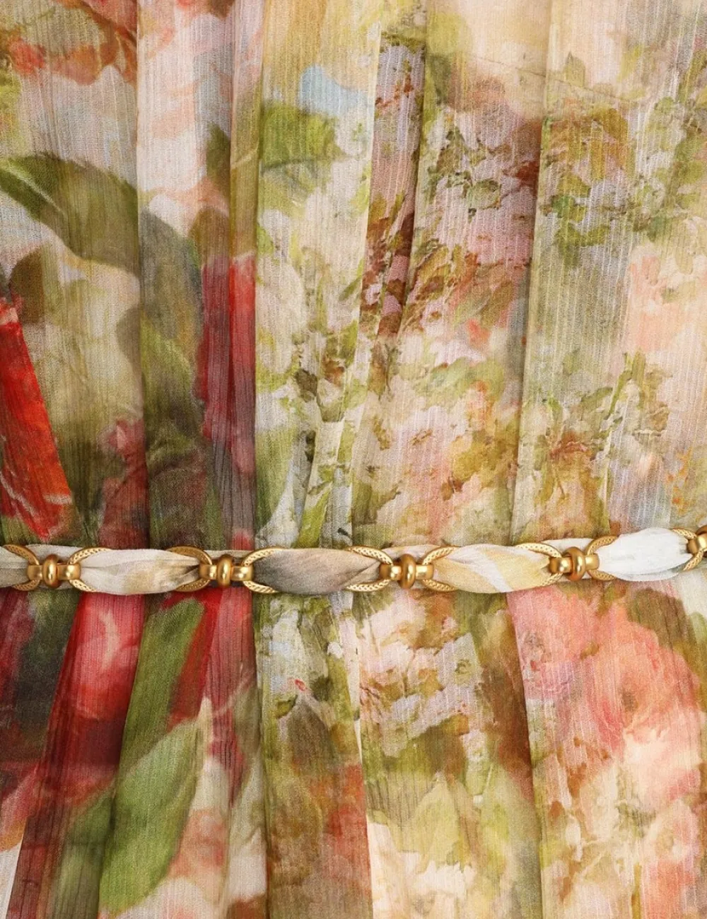 ZIMMERMANN Luminosity Frill Midi Dress-Women Dresses