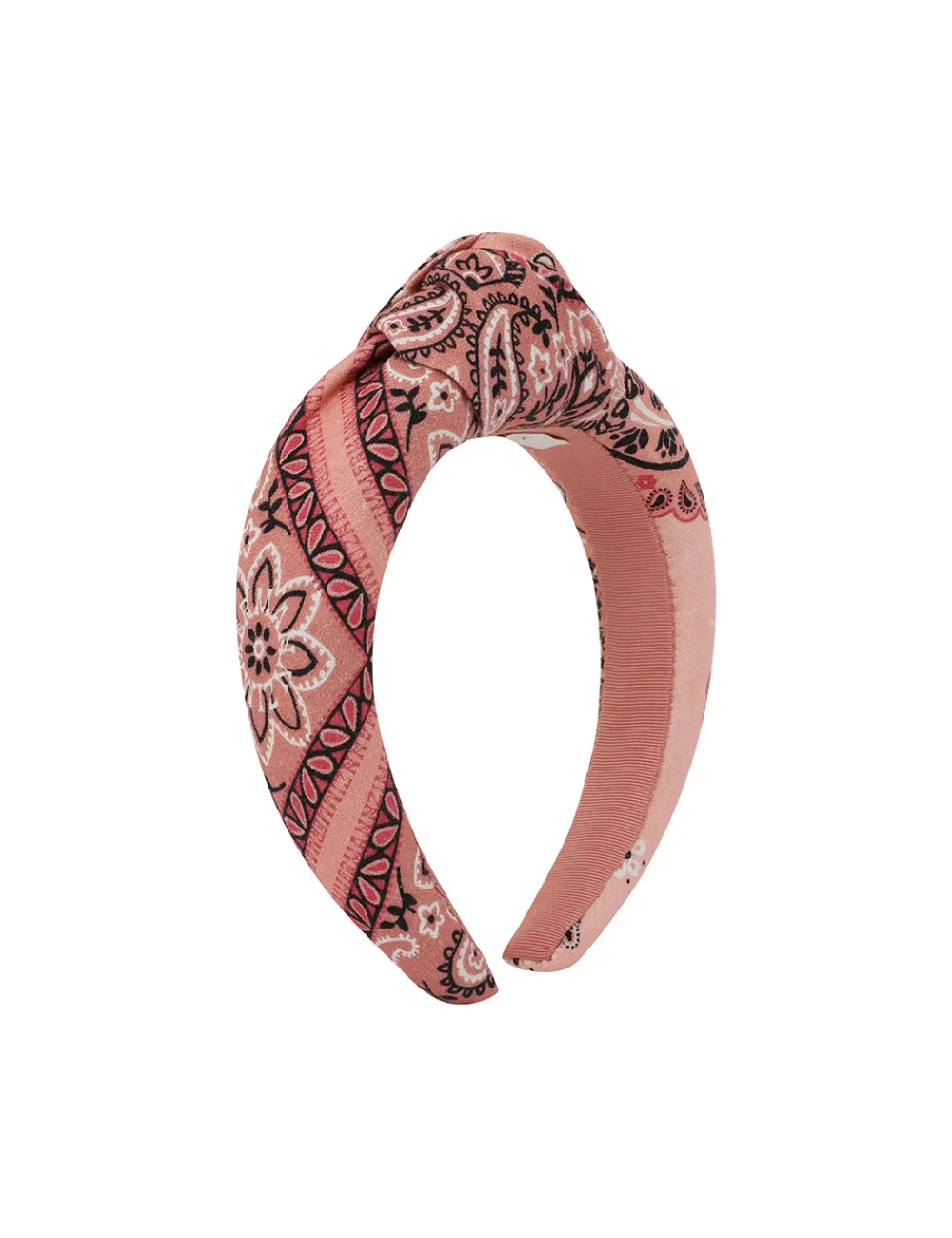 ZIMMERMANN Printed Linen Headband-Women Hair Accessories